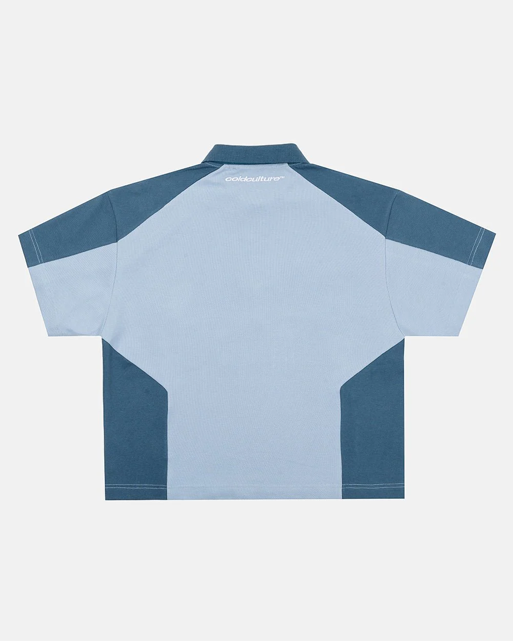 BIKER POLO LIGHT BLUE - Image 3