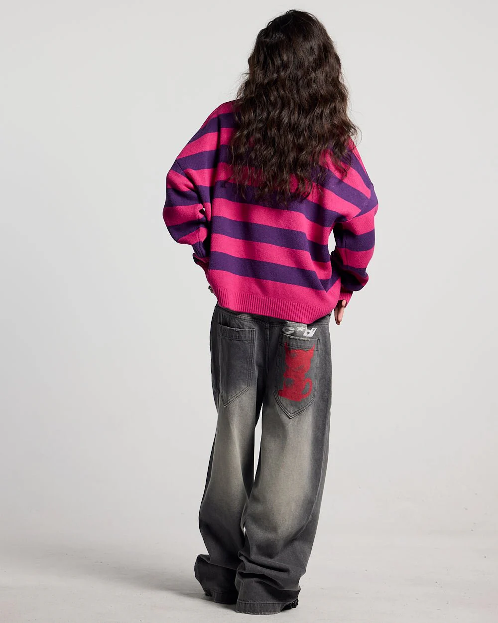 COLD BRICK POLO KNIT PURPLE & PINK - Image 6
