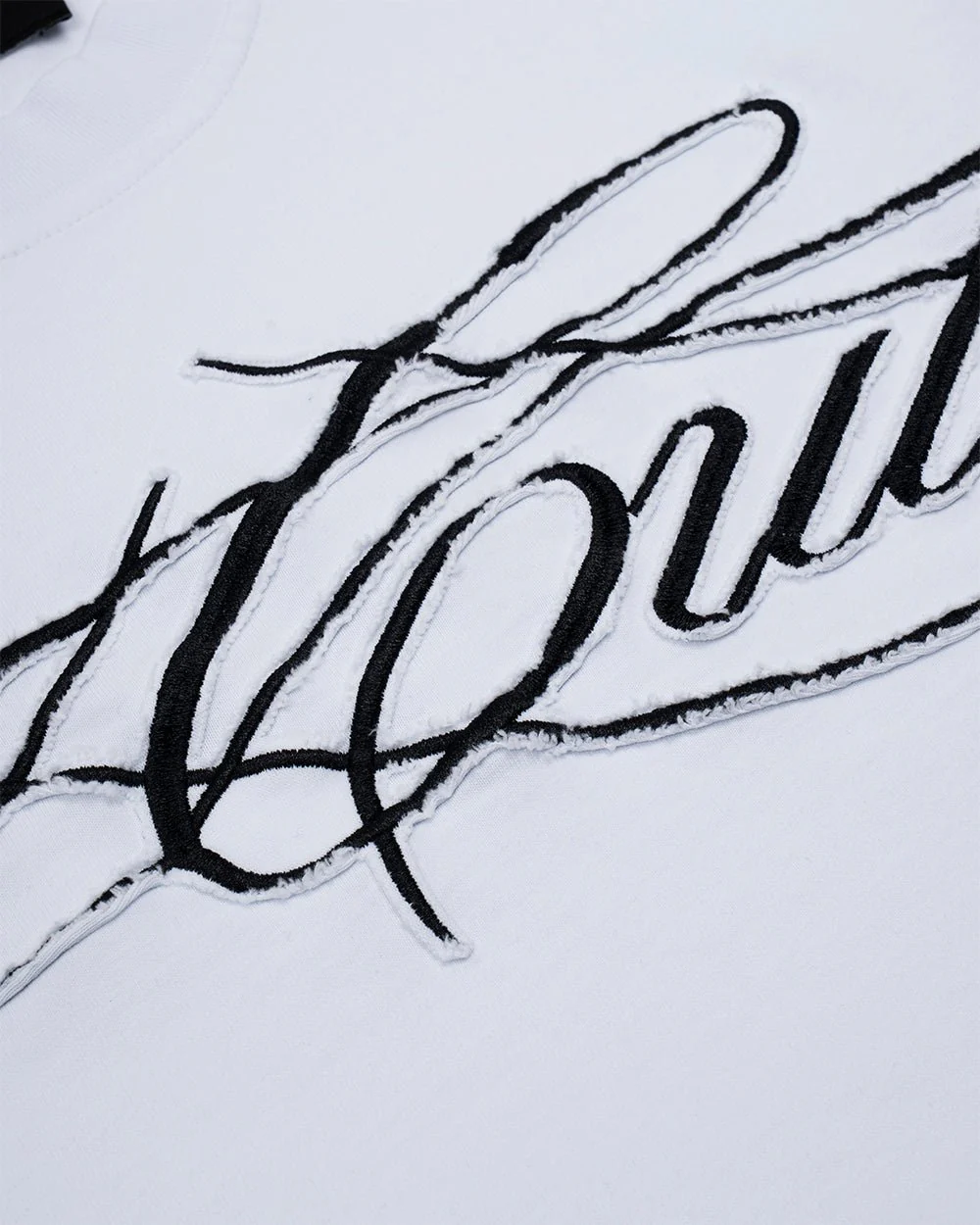 CROSSED SCRIPT LONGSLEEVE 2.0 WHITE - Image 6