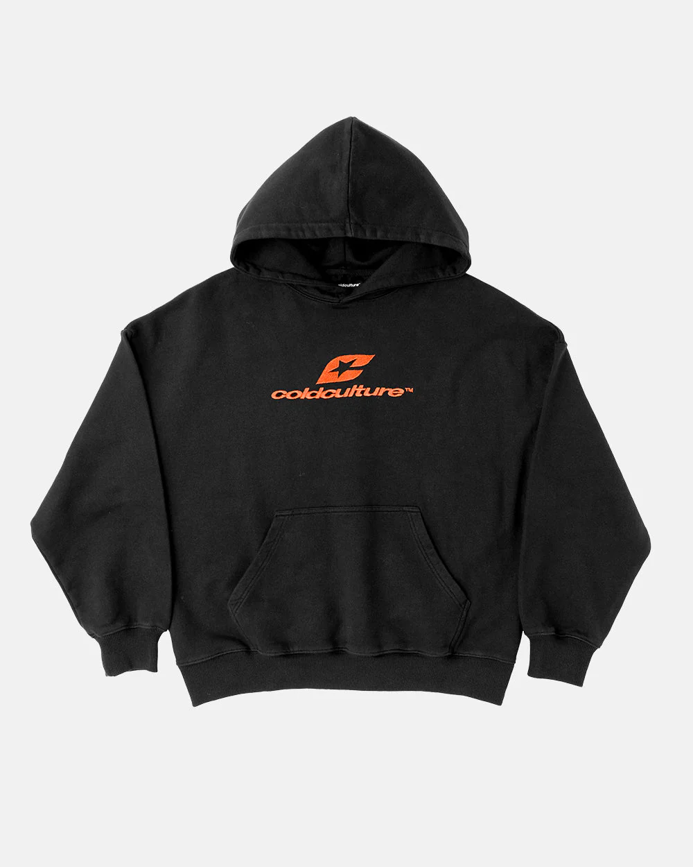 CURVED HOODIE BLACK - Image 3