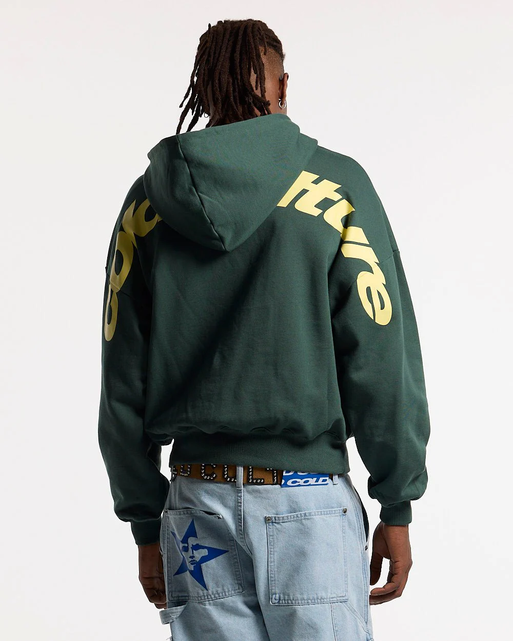 CURVED HOODIE JUNGLE GREEN - Image 2
