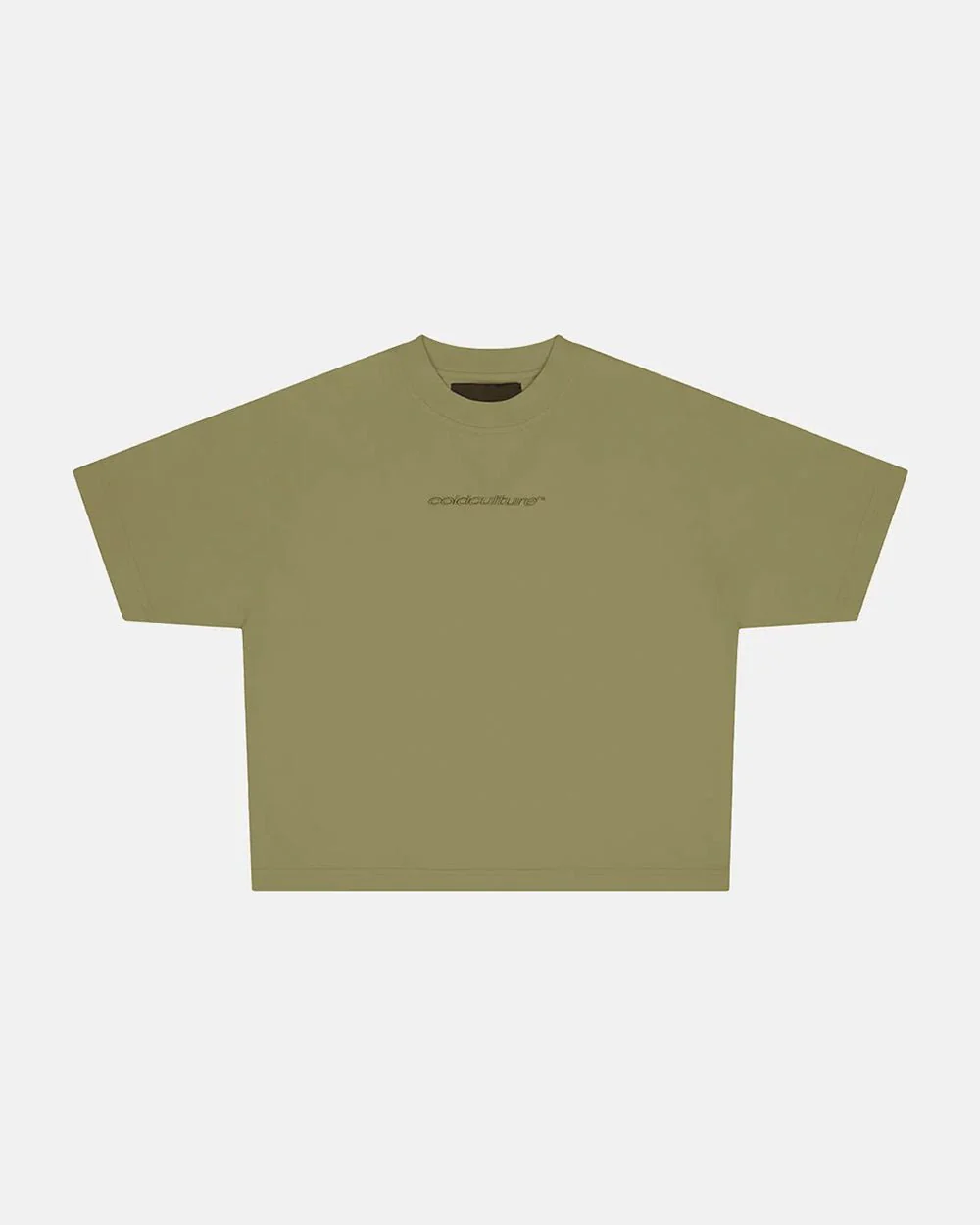 DISTRESS CURVED TEE GREEN - Image 4