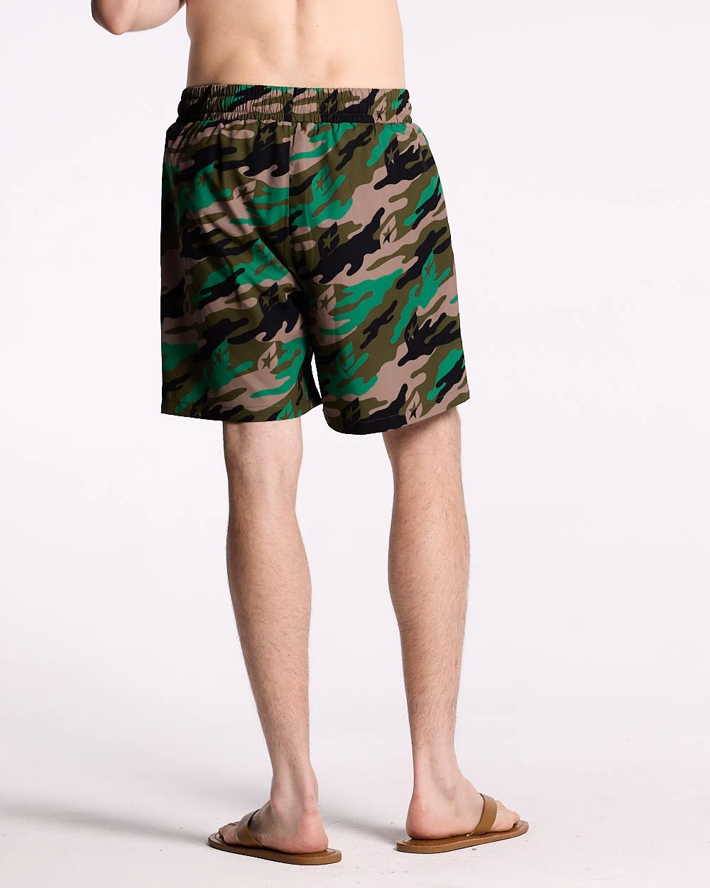 GREEN CAMO SWIM SHORT - Image 4