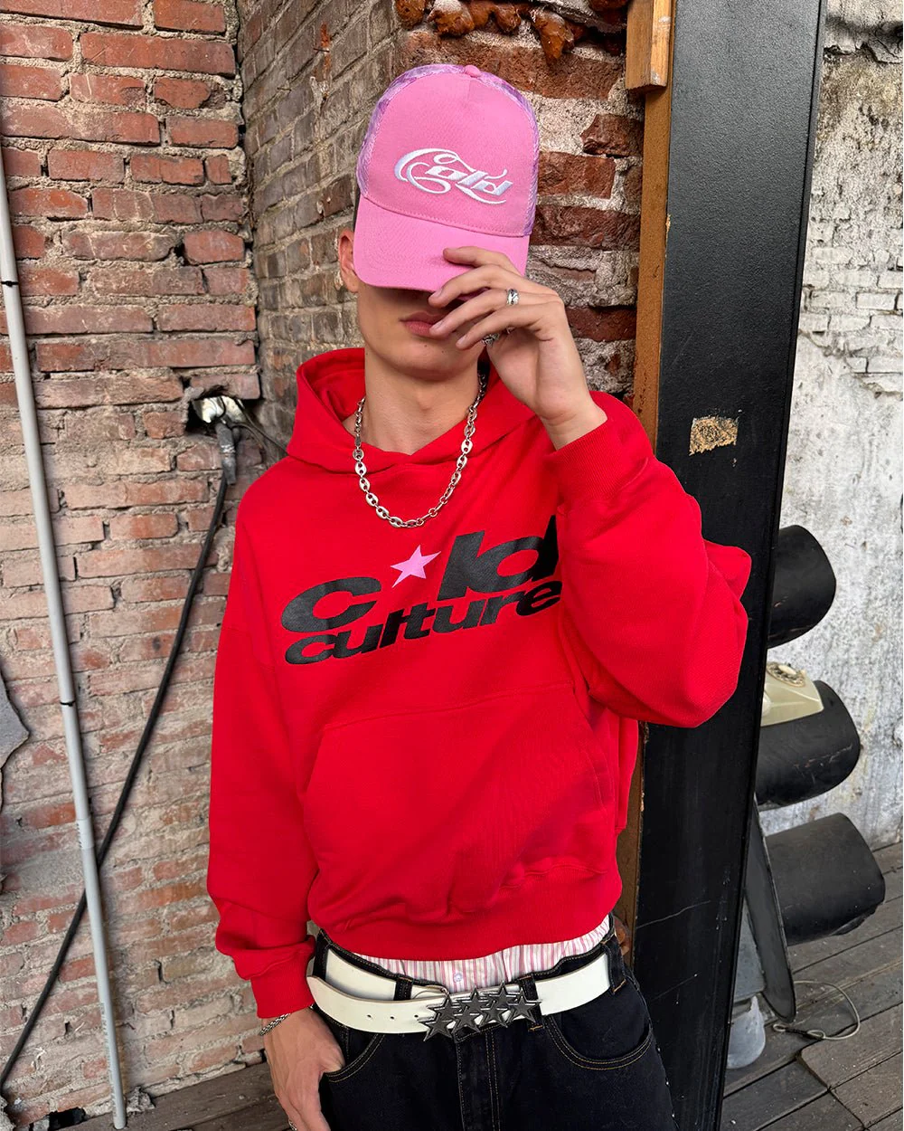HARPER HOODIE OFF RED - Image 7