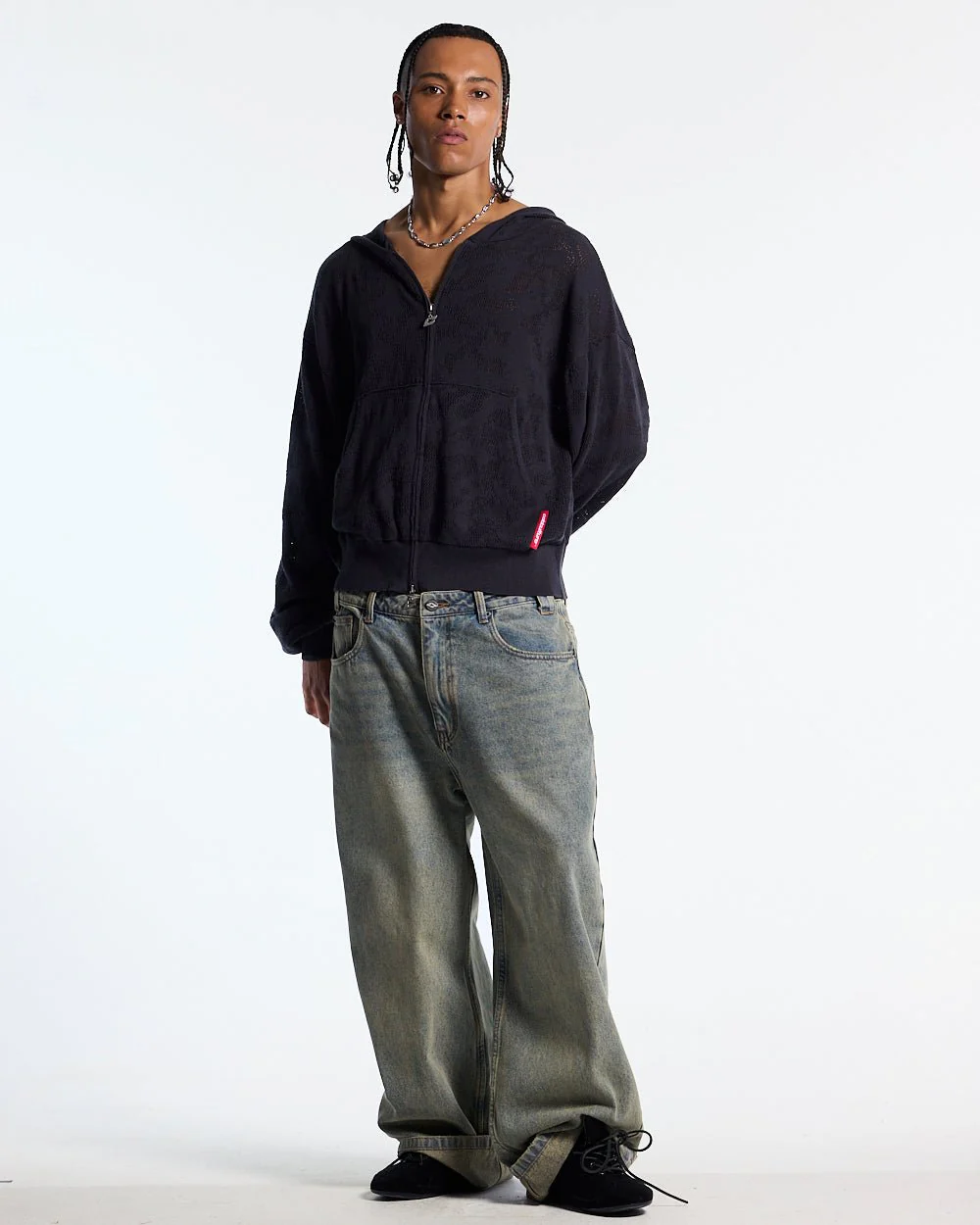 HURRACAINE ZIP KNIT BLACK - Image 6