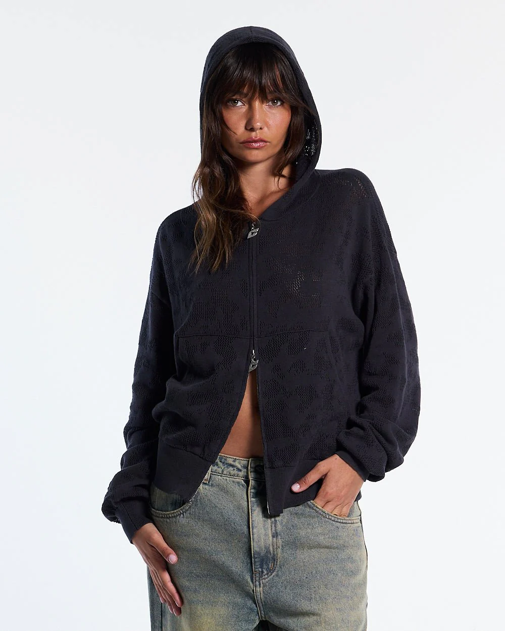 HURRACAINE ZIP KNIT BLACK - Image 9