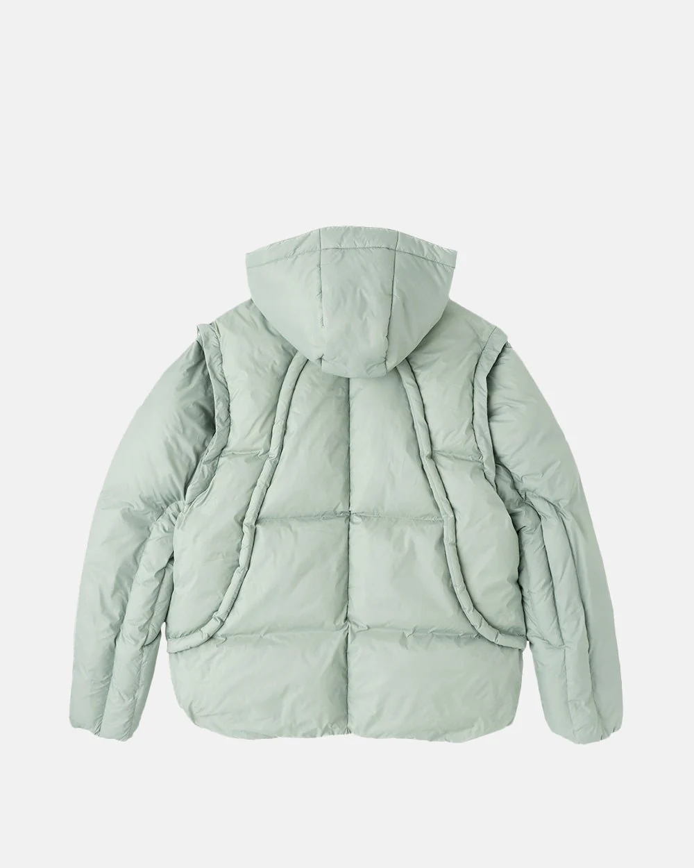 MULTIFUNCTIONAL PUFFER JACKET PISTACHIO GREEN - Image 2