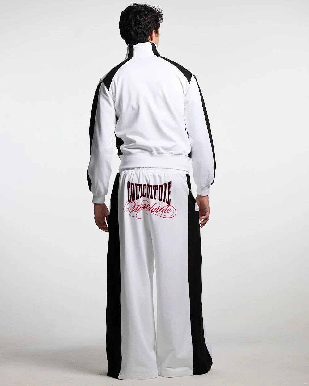NIA SET ZIP UP WHITE & BLACK - Image 8