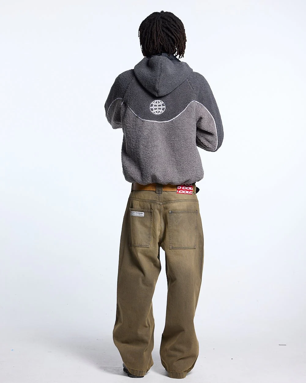 NO RISK FLEECE JACKET HEAVY GREY/DUST GREY - Image 4