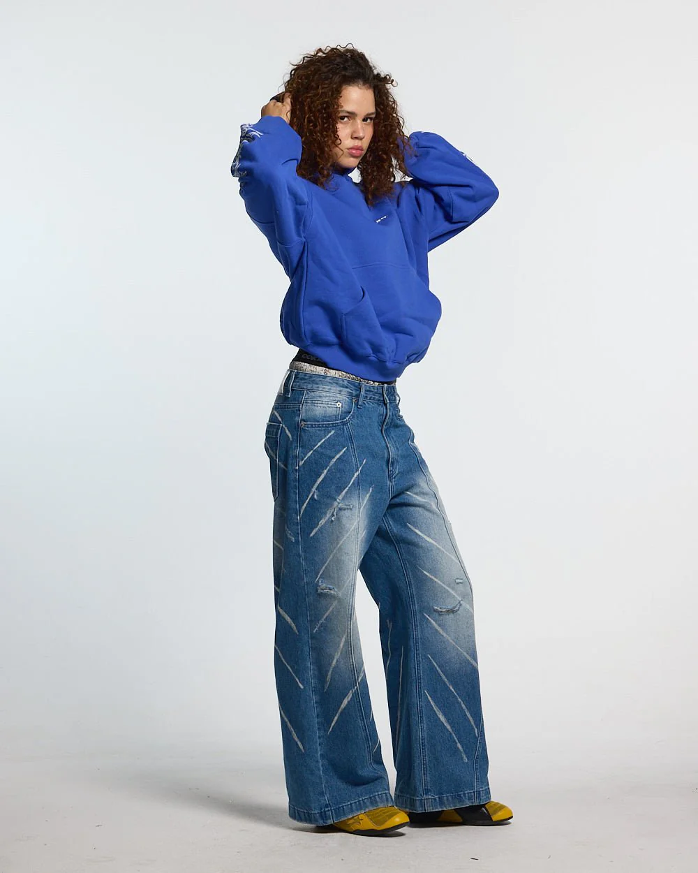 TRIBAL HOODIE BLUE - Image 5